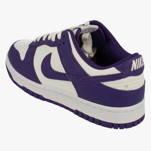 Nike Men’s Athletic Shoes Purple White Low-Top Sneakers